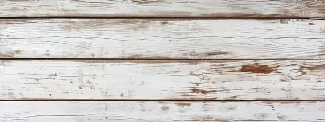 White Old-Style Wood Board Background for Furniture and Décor