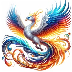 Obraz premium Fire phoenix