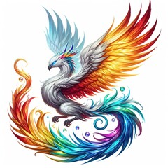 Obraz premium Fire phoenix