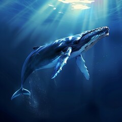 Fototapeta premium whale