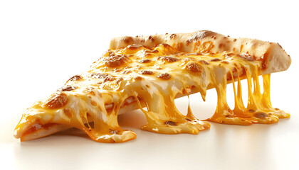 Clipart of a mouthwatering slice of New York style pizza with bubbling cheese ar7 4 v6 0 Generative AI