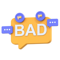 profanity 3D Illustration Icon Pack Element