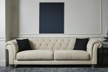 Sofa in room. Modern living room