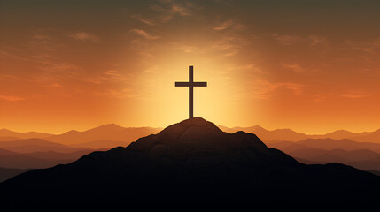 cross on the top,cross on sunset,cross, religion, easter, christ, sunset, god, sky