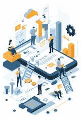 Obraz premium Visualizing Compliance and Governance: Demonstrating Advanced Document Management Technologies Ensuring Regulatory Compliance and Governance Standards