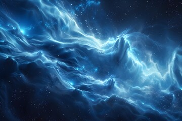 Ethereal Galactic Dance:Tracing the Cosmic Currents of a Luminous Nebula