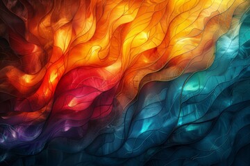 abstract background in colors and patterns for Pentecost Monday (Second Pentecost) 