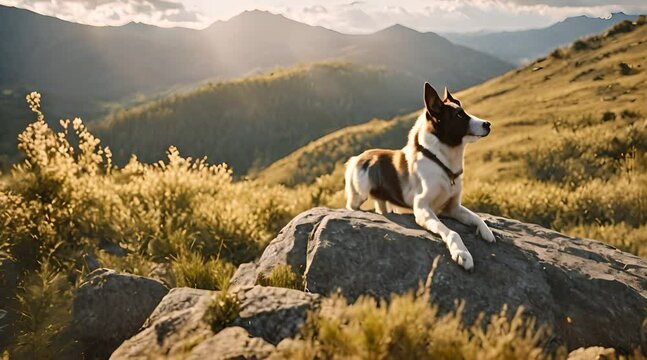 The Paw Prints of Adventure: A Dog's Legacy Etched in the Mountains