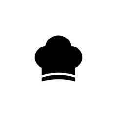 Cook chef hat icon isolate on white background.