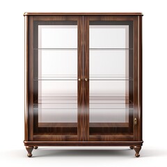 Obraz premium Display cabinet brown