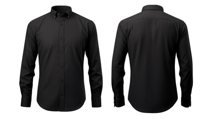 set of color view t-shirt isolated on white.