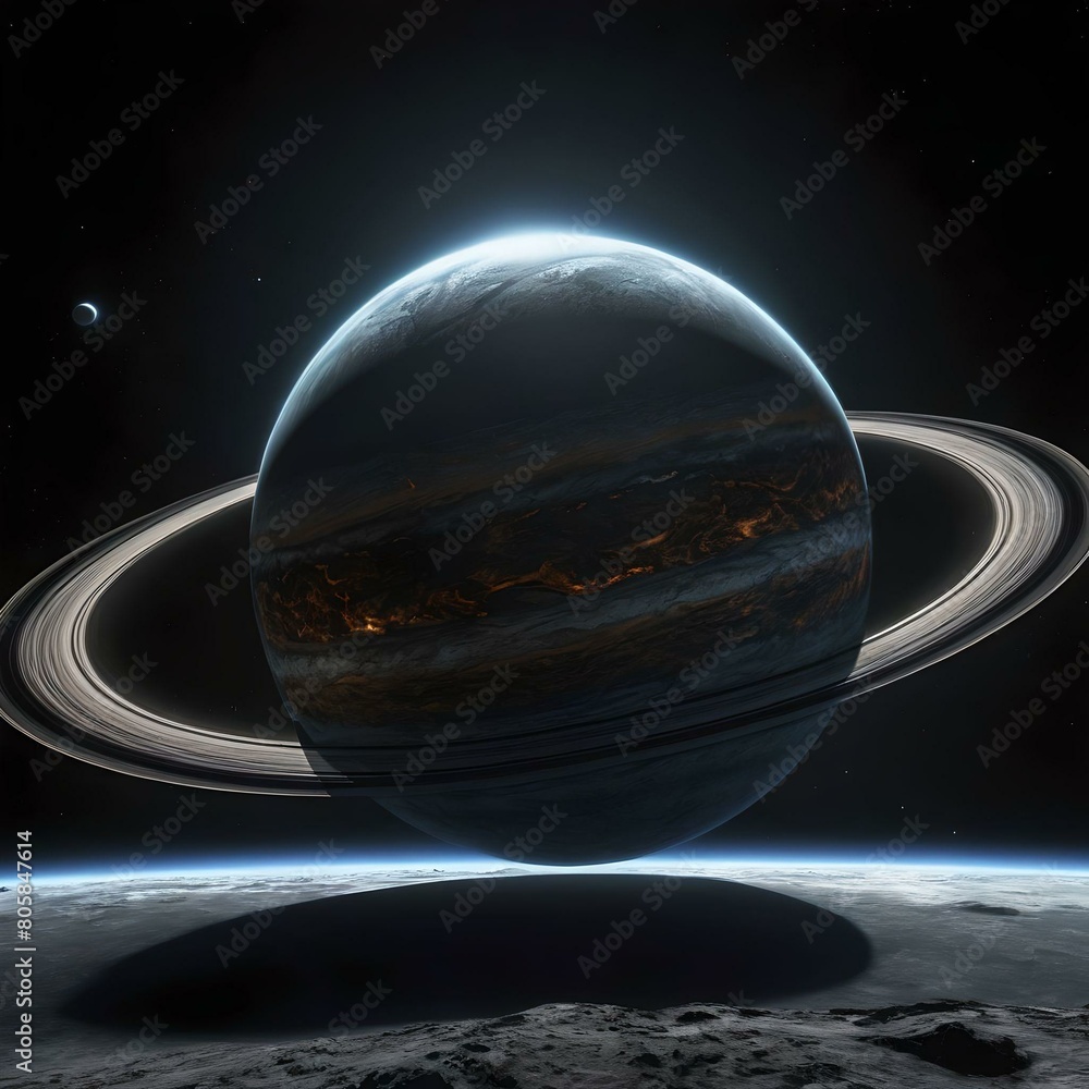 Wall mural planet in space