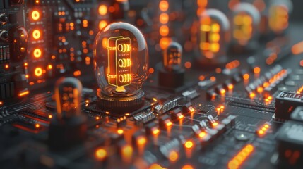 Venture capital firm evaluating tech gadgets, innovative, minimalist