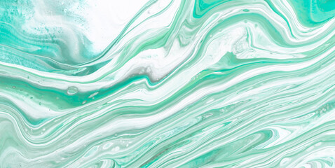 Obraz premium Captivating Translucence: Unleashing the Charm of Liquid Art in Oil Paint