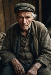 Obraz premium portrait of old man