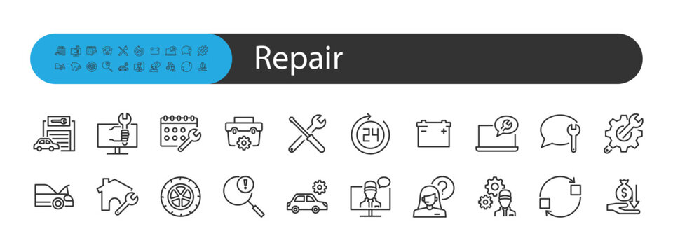 Maintenance Fixing Icon Maintenance Icons Images – Browse 1,050,588 Stock Photos, Vectors, and ...