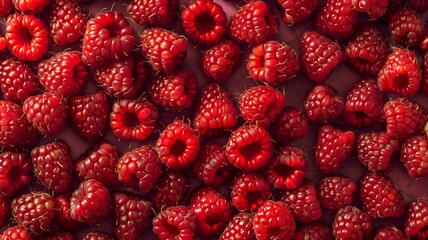 Raspberry textures top view background