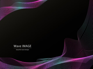 美しいラインウェーブ ウェーブライン