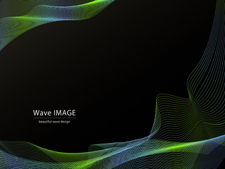 美しいラインウェーブ ウェーブライン