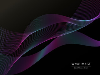 美しいラインウェーブ ウェーブライン