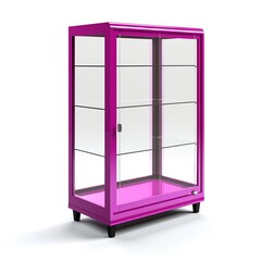 Display cabinet magenta