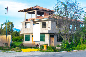 Diseño de maqueta de letrero de calle, mockups 
