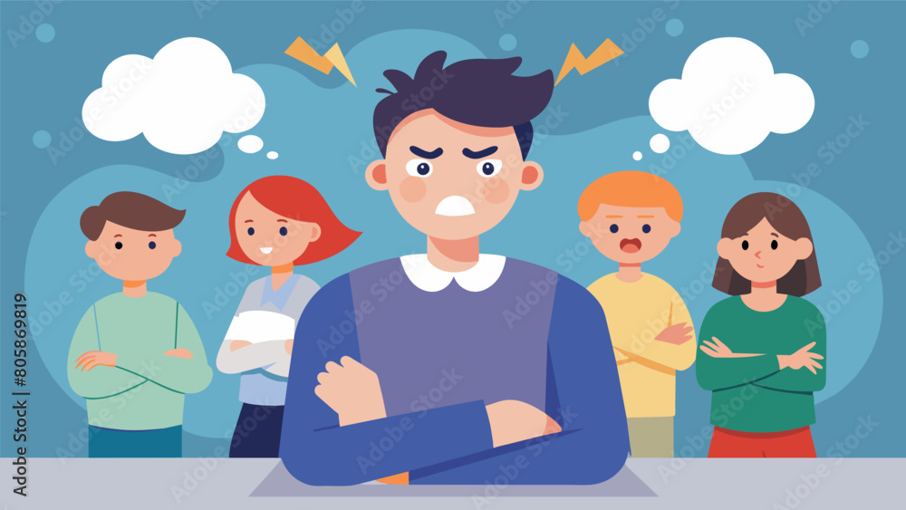 Poster a teenager struggling with anger issues attends anger management classes gradually learning to commu