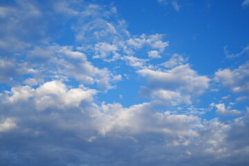 青空に浮かぶ白い雲
