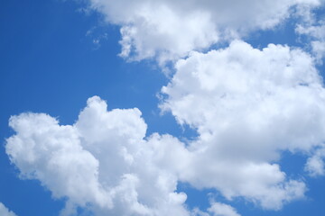青空と白い雲
