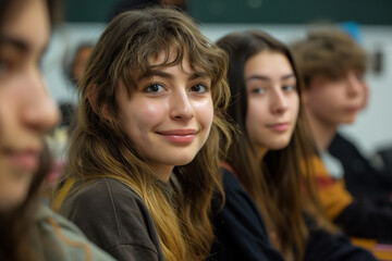 Obraz premium students in classroom