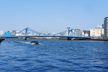 隅田川から見た清洲橋

