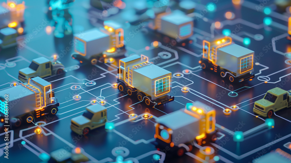 Poster interconnected networks of suppliers and manufacturers using blockchain technology for transparency 