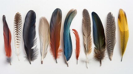 Avian Spectrum: A Collection of Bird Feathers
