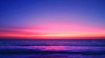 A smooth gradient blend from electric blue to sunset purple, representing the magic of twilight