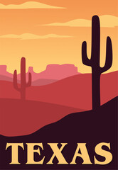 texas state with beautiful views