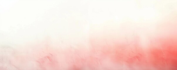 Obraz premium A subtle gradient blending ivory white to coral pink, resembling the soft colors of a morning glow