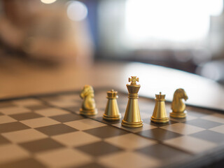 Chess strategy competition success business challenge concept game leadership intelligence king...