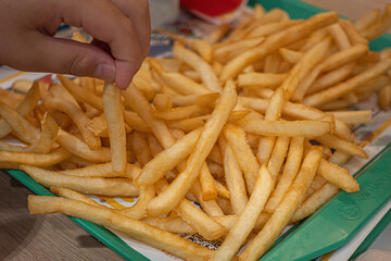 美味しそうなポテトフライ　フレンチフライ