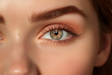 Obraz premium detail photograph of an eye in macro