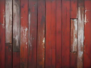 Detailed Close-Up of Weathered Redwood Planks.