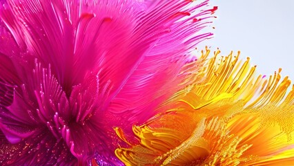 Fototapeta premium Colorful flower abstract background, close-up, macro photography.