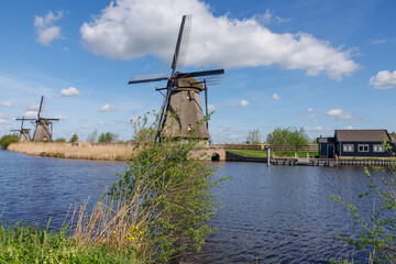 Kinderdijk in den Niederlanden