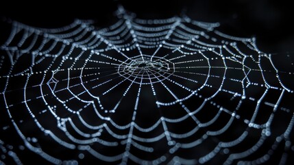 The Intricate Dewy Spiderweb