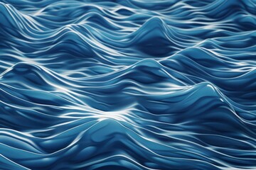 An artistic interpretation of organic lines resembling rolling ocean waves