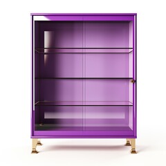 Display cabinet purple