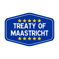 Treaty of Maastricht symbol icon