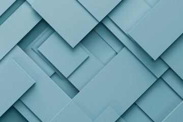 Abstract Geometric Blue Paper Layers Creating a Textured Background