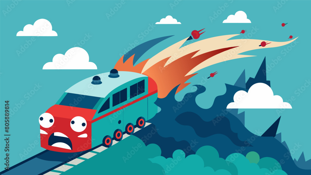 Aufkleber the anxiety engine seemed to have a mind of its own occasionally veering off track or lurching unexp