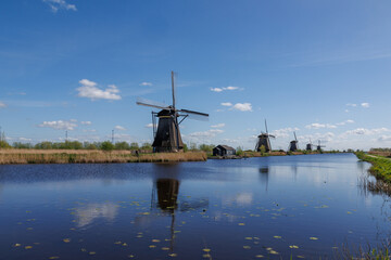 Die Windmühlen von Kinderdijk