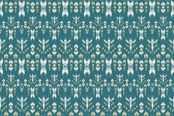 Geometric Ethnic pattern,
Native American tribal fabric, tile, carpet, vector,
illustration design, on navy blue background 
